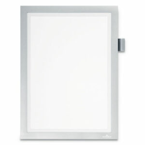DURAFRAME Note Sign Holder, 8.5 x 11, Silver Frame