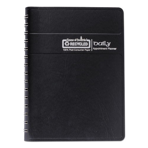 Memo Size Daily Appointment Book with 15-Minute Schedule, 8 x 5, Black Cover, 12-Month (Jan to Dec): 2025 - Image 6