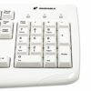 Pro Fit USB Washable Keyboard, 104 Keys, White - Image 3