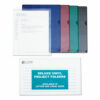 Deluxe Vinyl Project Folders, Letter Size, Clear, 50/Box - Image 4