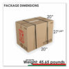 Urban Mobile File Pedestal, Left or Right, 2-Drawers: Box/File, Legal/A4, Ash, 16" x 15.25" x 23.75" - Image 10