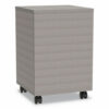 Urban Mobile File Pedestal, Left or Right, 2-Drawers: Box/File, Legal/A4, Ash, 16" x 15.25" x 23.75" - Image 4