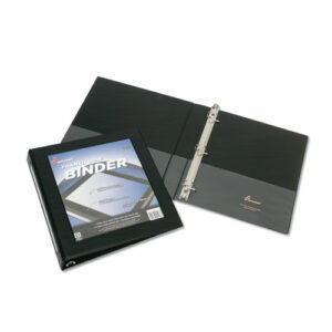 7510014621389, SKILCRAFT Framed Slant-D Ring View Binder, 3 Rings, 1.5" Capacity, 11 x 8.5, Black