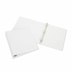 7510012034708, SKILCRAFT Round Ring View Binder, 3 Rings, 1" Capacity, 11 x 8.5, White