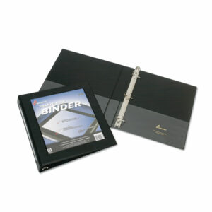 7510014621390, SKILCRAFT Framed Slant-D Ring View Binder, 3 Rings, 1" Capacity, 11 x 8.5, Black