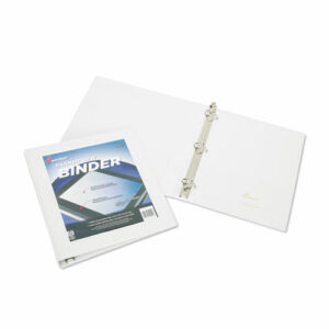 7510014621386, SKILCRAFT Framed Slant-D Ring View Binder, 3 Rings, 1" Capacity, 11 x 8.5, White