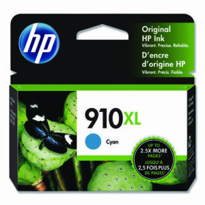 HP 910XL, (3YL62AN) High-Yield Cyan Original Ink Cartridge