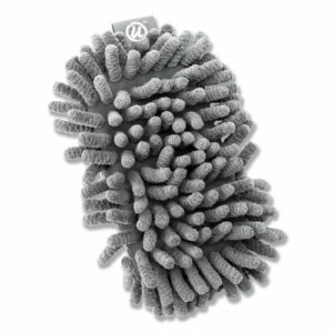 Microfiber Shag Dry Erase Board Eraser, 5" x 2.5" x 1", Blue Gray