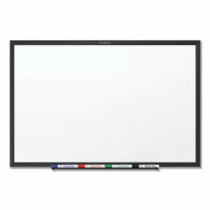 Classic Series Total Erase Dry Erase Boards, 48" x 36", White Surface, Black Aluminum Frame