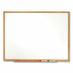 Classic Series Total Erase Dry Erase Boards, 96" x 48", White Surface, Oak Finished Fiberboard (MDF) Frame