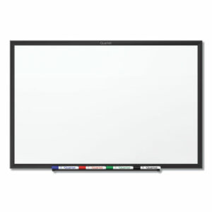 Classic Series Total Erase Dry Erase Boards, 72" x 48", White Surface, Black Aluminum Frame