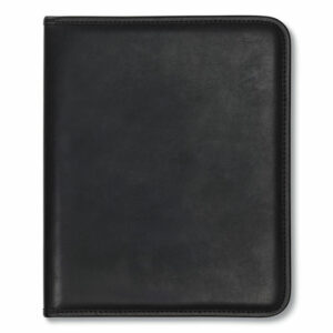Professional Padfolio, Storage Pockets/Card Slots, Writing Pad, Black