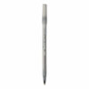 Round Stic Xtra Life Ballpoint Pen Xtra Value Pack, Stick, Medium 1 mm, Black Ink, Translucent Frost Barrel, 240/Carton - Image 2