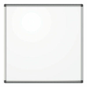 PINIT Magnetic Dry Erase Board, 36" x 36" (Actual Size: 35" x 35"), White Surface, Satin Aluminum Frame