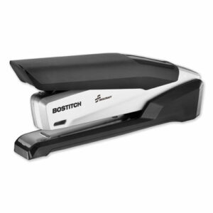 7520015668647, SKILCRAFT Spring Powered Stapler, 28-Sheet Capacity, Black/Silver