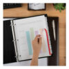 Print and Apply Index Maker Clear Label Plastic Dividers w/Printable Label Strip, 8-Tab, 11 x 8.5, Frosted Clear Tabs, 5 Sets - Image 7