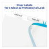Print and Apply Index Maker Clear Label Unpunched Dividers, 5-Tab, 11 x 8.5, White, 25 Sets - Image 3