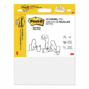 Vertical-Orientation Self-Stick Easel Pads, Unruled, 15" x 18", White, 20 Sheets, 2/Pack
