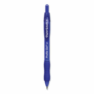 Profile Gel Pen, Retractable, Medium 0.7 mm, Blue Ink, Translucent Blue Barrel, 36/Pack