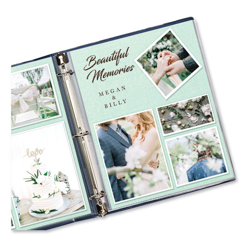 Economy Weight Sheet Protector, Light-Duty, Side: 3-Hole Punched, Top Load 8.5 x 11 Insert, Clear Front, 50/Box - Image 2