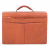 Milestone Briefcase, Fits Devices Up to 15.6", Leather, 5 x 5 x 12, Cognac - Image 4