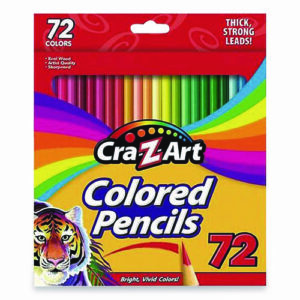 Colored Pencils, 72 Assorted Lead and Barrel Colors, 72/Box
