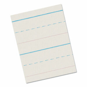 Multi-Program Handwriting Paper, 30 lb Bond Weight, 5/8" Long Rule, Two-Sided, 8.5 x 11, 500/Pack