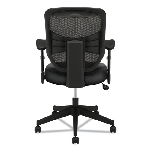 VL531 Mesh High-Back Task Chair with Adjustable Arms, Supports Up to 250 lb, 18" to 22" Seat Height, Black - Image 5