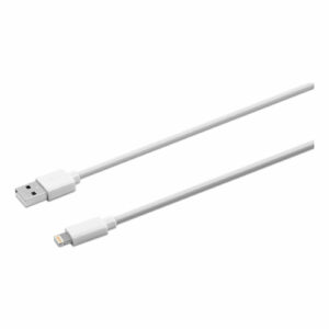 USB Apple Lightning Cable, 10 ft, White