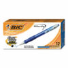 Velocity Easy Glide Ballpoint Pen, Retractable, Medium 1 mm, Blue Ink, Translucent Blue Barrel, Dozen - Image 3
