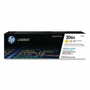 HP 206X, (W2112X) High-Yield Yellow Original LaserJet Toner Cartridge