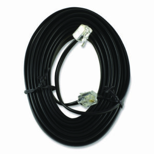 Line Cord, Plug/Plug, 25 ft, Black