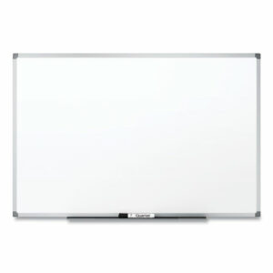 Porcelain Dry Erase Boards, 72" x 48", White Surface, Satin Aluminum Frame
