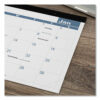 Easy-to-Read Monthly Desk Pad, 22 x 17, White/Blue Sheets, Black Binding, Clear Corners, 12-Month (Jan to Dec): 2026 - Image 3