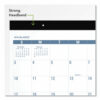 Easy-to-Read Monthly Desk Pad, 22 x 17, White/Blue Sheets, Black Binding, Clear Corners, 12-Month (Jan to Dec): 2026 - Image 2