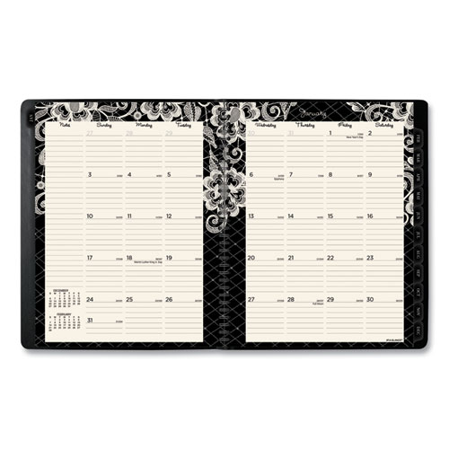 Lacey Weekly Block Format Professional Appointment Book, Lacey Artwork, 11 x 8.5, Black/White, 13-Month: Jan 2026 to Jan 2027 - Image 3