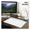 Easy-to-Read Monthly Desk Pad, 22 x 17, White/Blue Sheets, Black Binding, Clear Corners, 12-Month (Jan to Dec): 2026 - Image 4