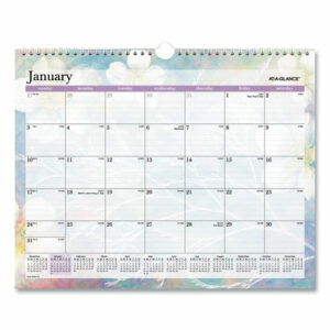 Dreams Monthly Wall Calendar, Seasonal Artwork, 15 x 12, Multicolor Sheets, 12-Month (Jan to Dec): 2026
