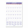 Monthly Wall Calendar with Ruled Daily Blocks, 15.5 x 22.75, White Sheets, 12-Month (Jan to Dec): 2026