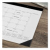 Contemporary Monthly Desk Pad, 22 x 17, White Sheets, Black Binding/Corners,12-Month (Jan to Dec): 2026 - Image 4