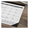 Monthly Refillable Desk Pad, 22 x 17, White Sheets, Black Binding, Black Corners, 12-Month (Jan to Dec): 2026 - Image 3