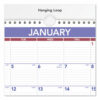 Monthly Wall Calendar, 15 x 12, White/Red/Blue Sheets, 12-Month (Jan to Dec): 2026 - Image 3