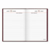 Standard Diary Daily Reminder Book, 2026 Edition, Medium/College Rule, Red Cover, (201) 7.5 x 5 Sheets - Image 2