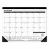 Academic Year Ruled Desk Pad, 21.75 x 17, White Sheets, Black Binding, Black Corners, 16-Month: Sept 2025 to Dec 2026 - Image 5