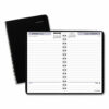 DayMinder Daily Appointment Book, 8 x 5, Black Cover, 12-Month (Jan to Dec): 2026