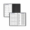 DayMinder Daily Appointment Book, 8.5 x 5.5, Black Cover, 12-Month (Jan to Dec): 2026 - Image 4
