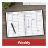 DayMinder Weekly Appointment Book, Vertical-Column Format, 11 x 8, Burgundy Cover, 12-Month (Jan to Dec): 2026 - Image 6