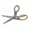 Titanium Bonded Scissors, 8" Long, 3.5" Cut Length, Crane-Style Gray/Yellow Handle - Image 2