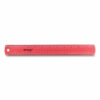 12" Jewel Colored Ruler, Standard/Metric, Plastic - Image 7