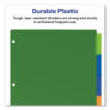 Insertable Big Tab Plastic Dividers, 5-Tab, 11 x 8.5, Assorted, 1 Set - Image 6